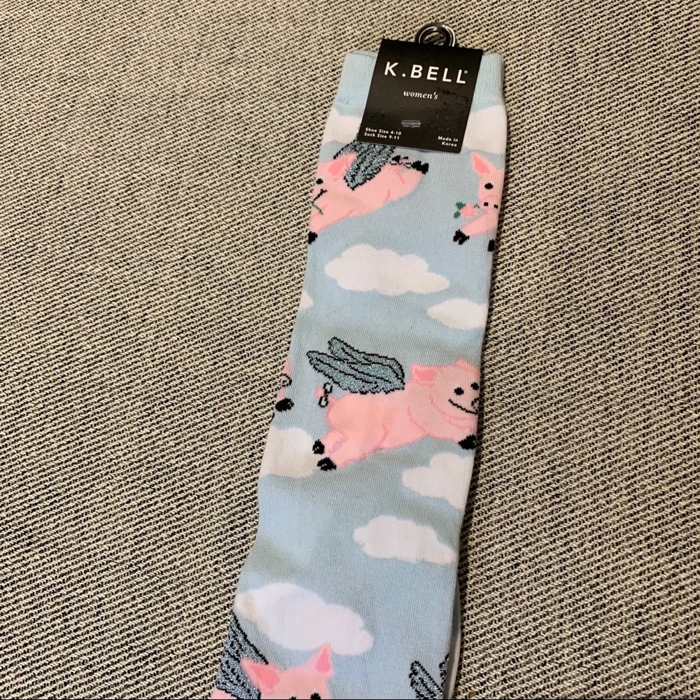 K Bell Socks 4 Pair Assorted Lot New - Picture 3 of 7